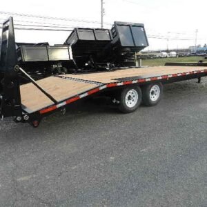 BWise 8x24 Deckover Equipment Trailer Wedge Style Ramps