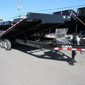 CAM Superline 8x24 Equipment Trailer Powered Full Tilt