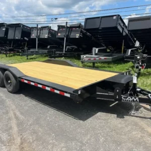 CAM Superline 7x18 Equipment Trailer Drive Over Fenders