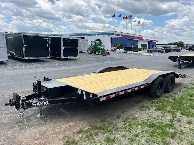 CAM Superline 7x18 Equipment Trailer Drive Over Fenders - Image 3