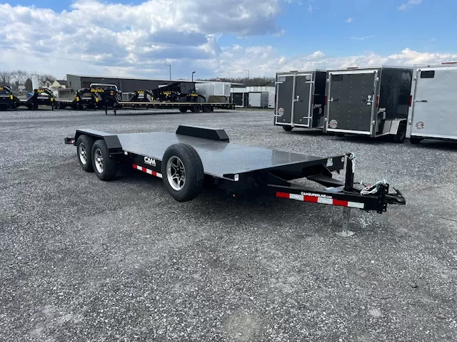 CAM Superline 7x20 Steel Deck Car Hauler - Image 7