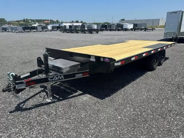CAM Superline 8x18 Deckover Equipment Trailer Slide Out Ramps - Image 4