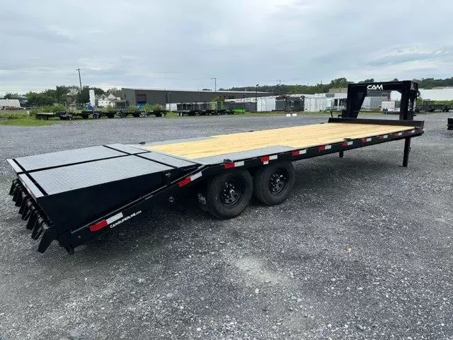 CAM Superline 8x25 Gooseneck Deckover Equipment Trailer - Image 3