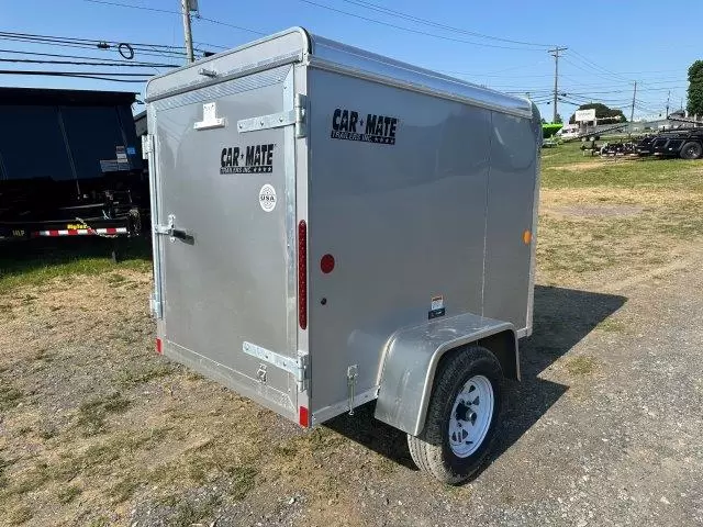 Car Mate 4x6 Enclosed Cargo Trailer Single Rear Door - Image 4