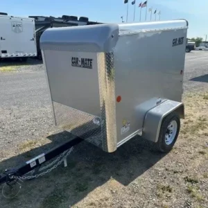 Car Mate 4x6 Enclosed Cargo Trailer Single Rear Door