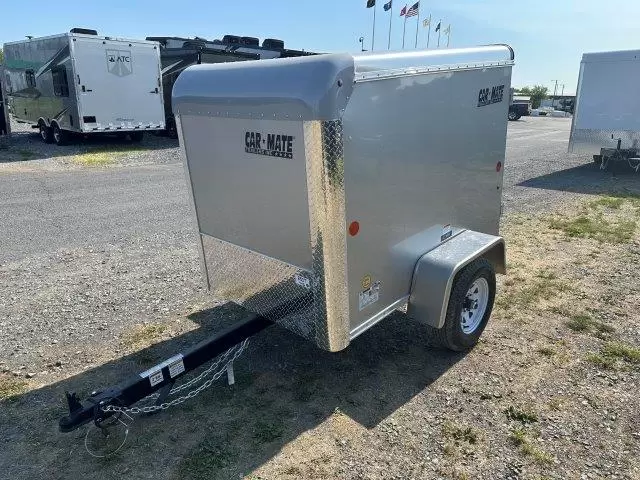 Car Mate 4x6 Enclosed Cargo Trailer Single Rear Door