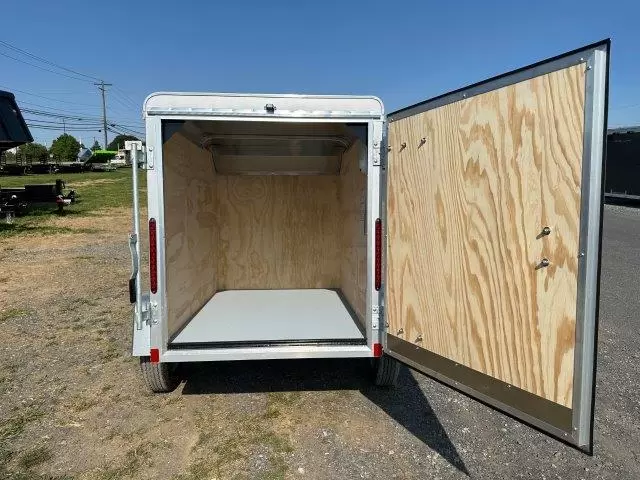 Car Mate 4x6 Enclosed Cargo Trailer Single Rear Door - Image 2