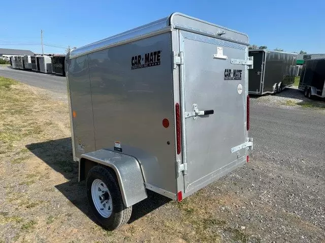 Car Mate 4x6 Enclosed Cargo Trailer Single Rear Door - Image 3