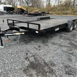 Car Mate 7x18 Open Car Trailer Full Steel Deck