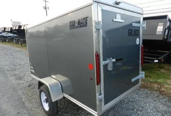 Car Mate 4x8.5 Enclosed Cargo Trailer - Image 4
