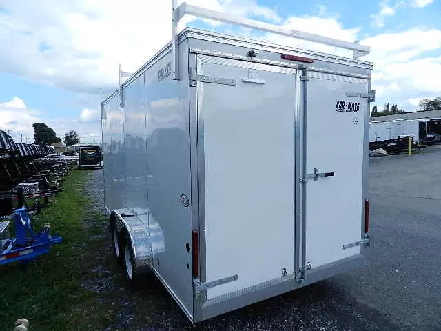 Car Mate 7x16 Enclosed Contractor Trailer - Image 4