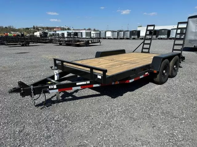 Carry-On 7x16 Equipment Trailer Ladder Ramps - Image 3