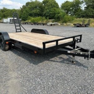 Carry On 7x18 Low Profile Equipment Trailer Ladder Ramps