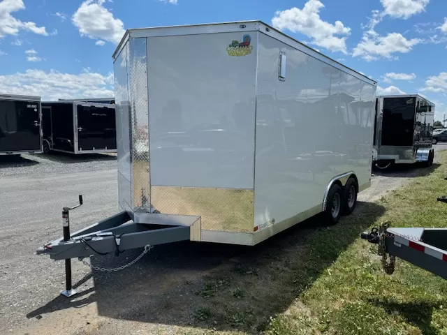Covered Wagon 8.5x16 Enclosed Trailer – Landscape Package
