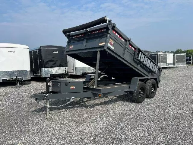 Covered Wagon 6x12 Prospector Dump Trailer - Image 5