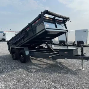 Covered Wagon 6x12 Prospector Dump Trailer