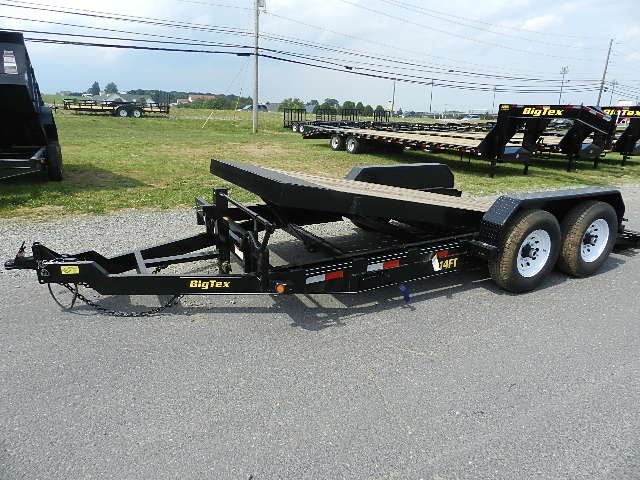 Big Tex 7x18 Full Tilt Equipment Trailer Removable Fenders - Image 3