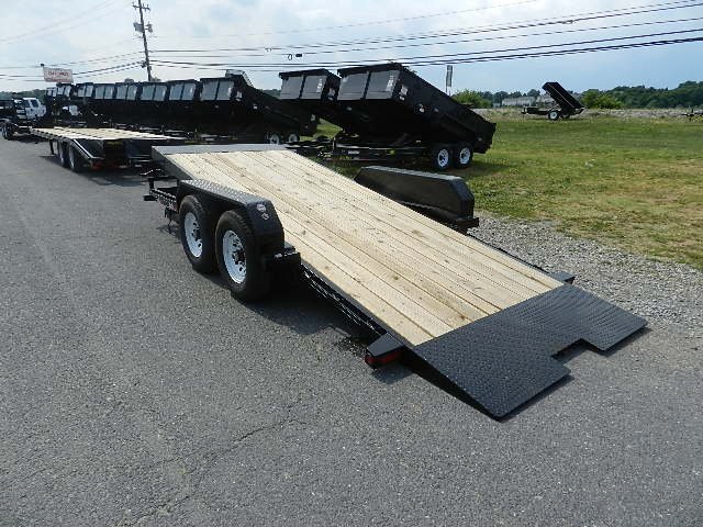 Big Tex 7x18 Full Tilt Equipment Trailer Removable Fenders