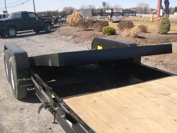 Big Tex 7x22 Equipment Trailer Split Tilt Deck - Image 4