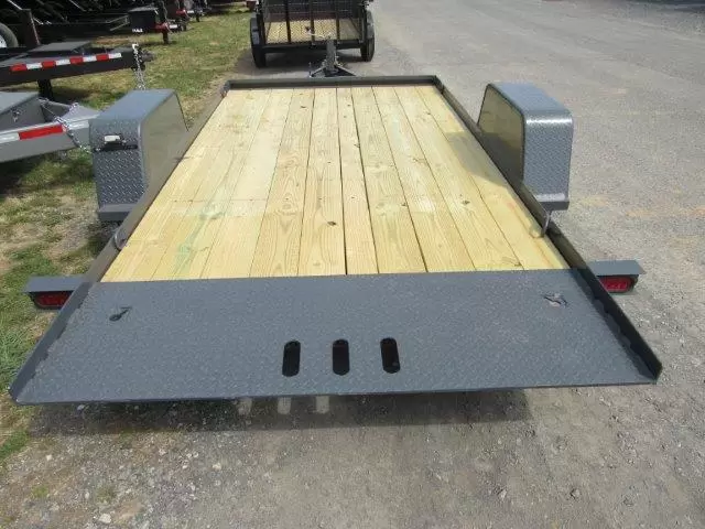 Premier 6x12 Equipment Trailer Single Axle Tilt Deck - Image 2