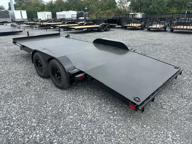 Premier 7x18 Steel Deck Open Car Trailer - Image 6