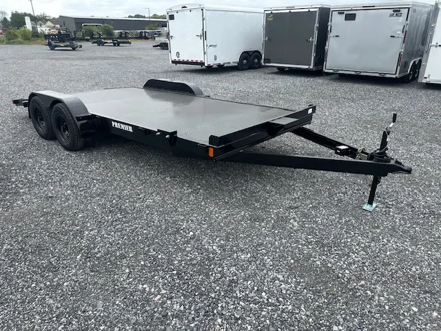 Premier 7x18 Steel Deck Open Car Trailer - Image 3