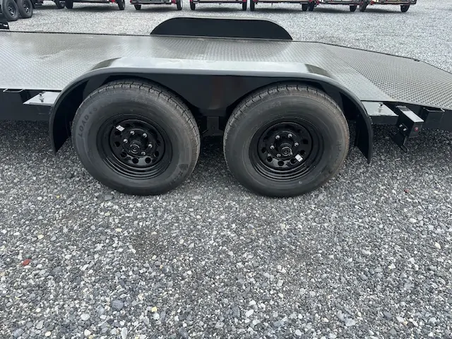 Premier 7x18 Steel Deck Open Car Trailer - Image 5