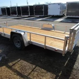 Sport Haven 7x14 Aluminum Utility Trailer Bi-Fold Ramp Gate